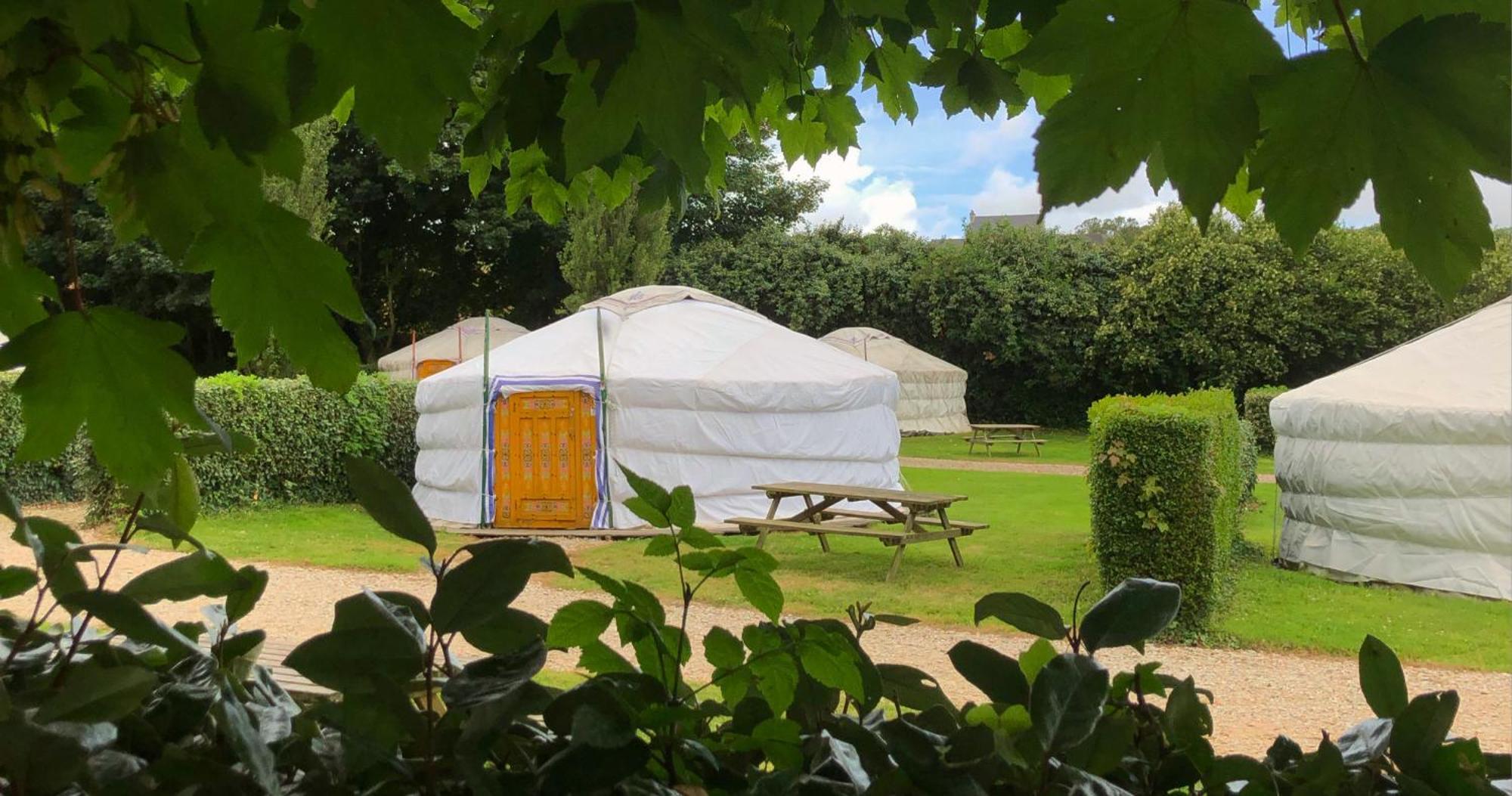 Camping Kerlaudy Mer Et Yourtes Plouénan 외부 사진