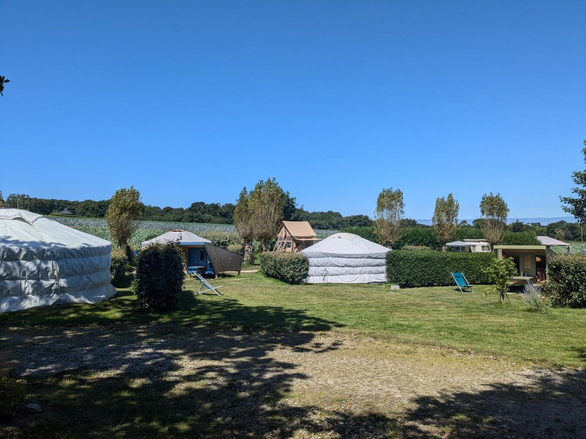 Camping Kerlaudy Mer Et Yourtes Plouénan 외부 사진