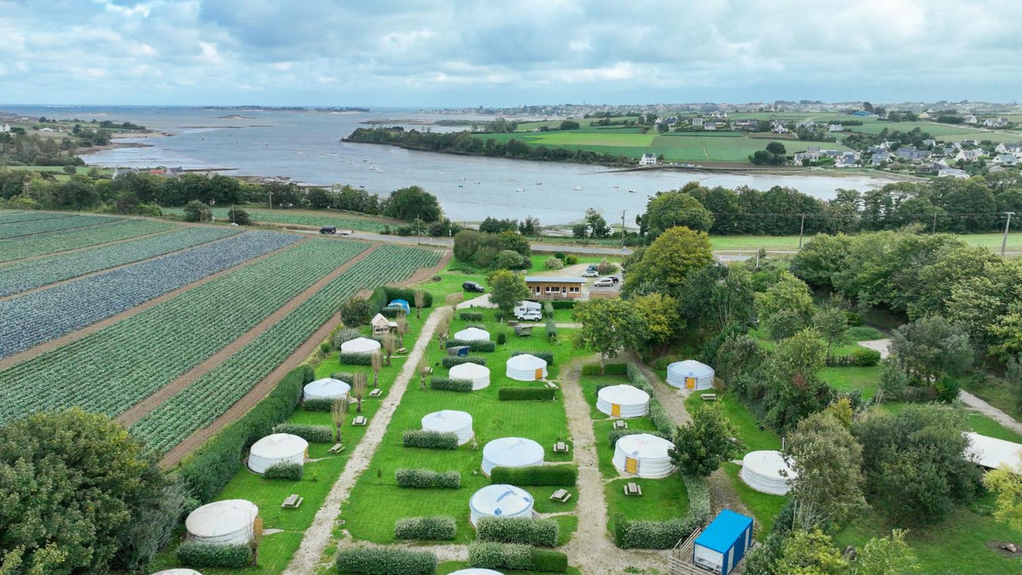 Camping Kerlaudy Mer Et Yourtes Plouénan 외부 사진